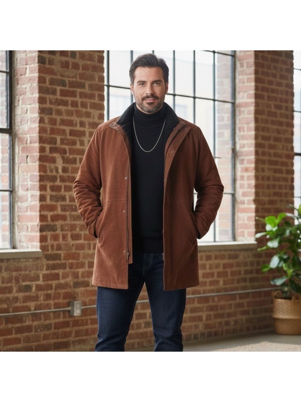 William’s Jacket Leather Trench Suede Jacket